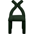 Meridian Furniture Xena Green Boucle Fabric Accent/Dining Chair