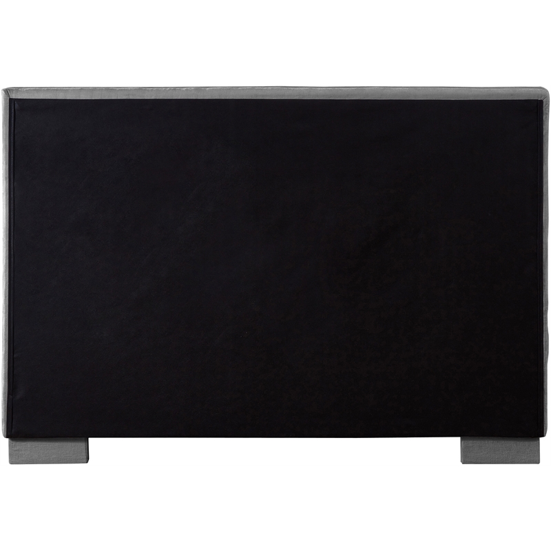 Meridian Furniture Paxton Grey Chenille Fabric King Bed