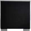 Meridian Furniture Paxton Grey Chenille Fabric Twin Bed