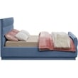 Meridian Furniture Paxton Light Blue Chenille Fabric Full Bed