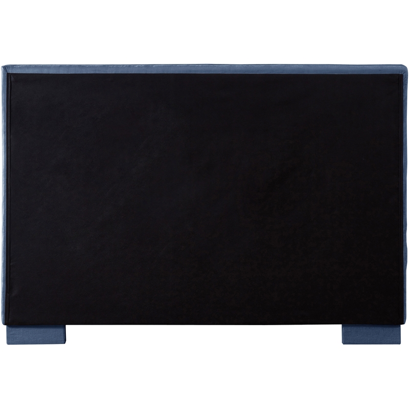 Meridian Furniture Paxton Light Blue Chenille Fabric King Bed