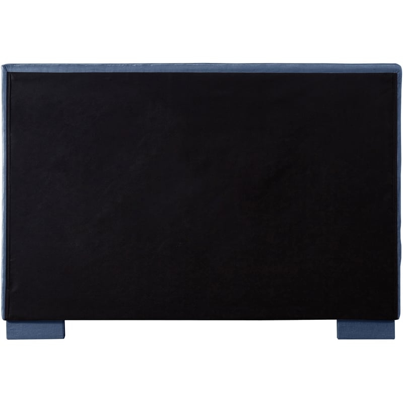 Meridian Furniture Paxton Light Blue Chenille Fabric Queen Bed