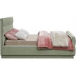 Meridian Furniture Paxton Mint Chenille Fabric King Bed