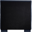 Meridian Furniture Paxton Navy Chenille Fabric Twin Bed