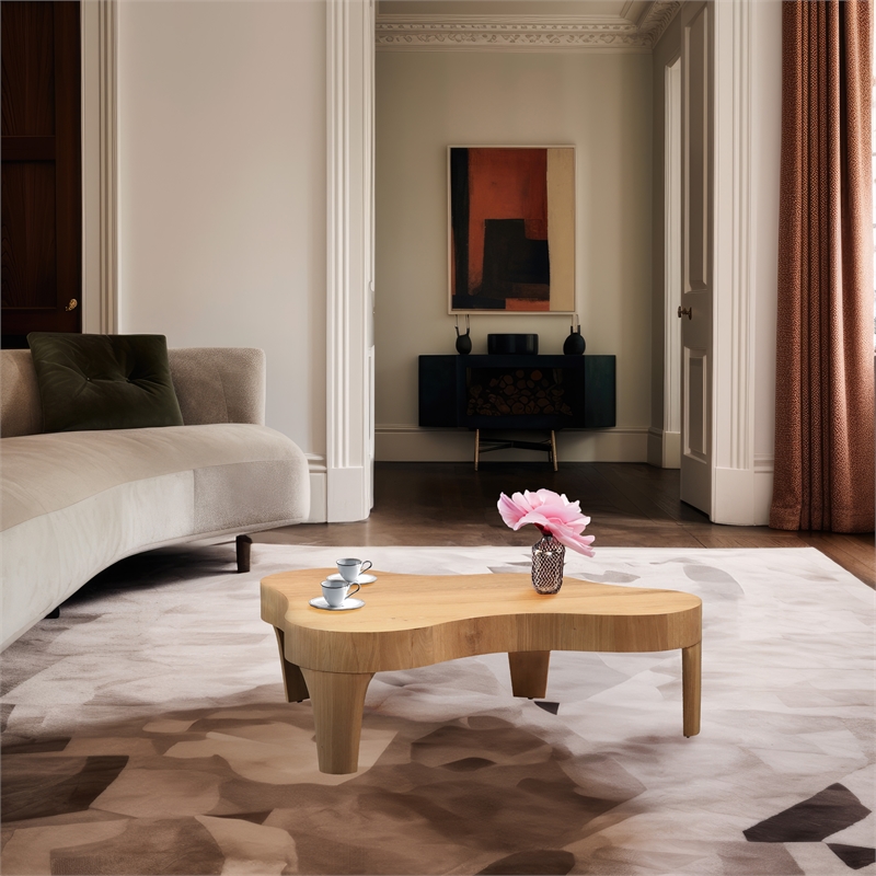 Meridian Furniture Oakley Natural Coffee Table