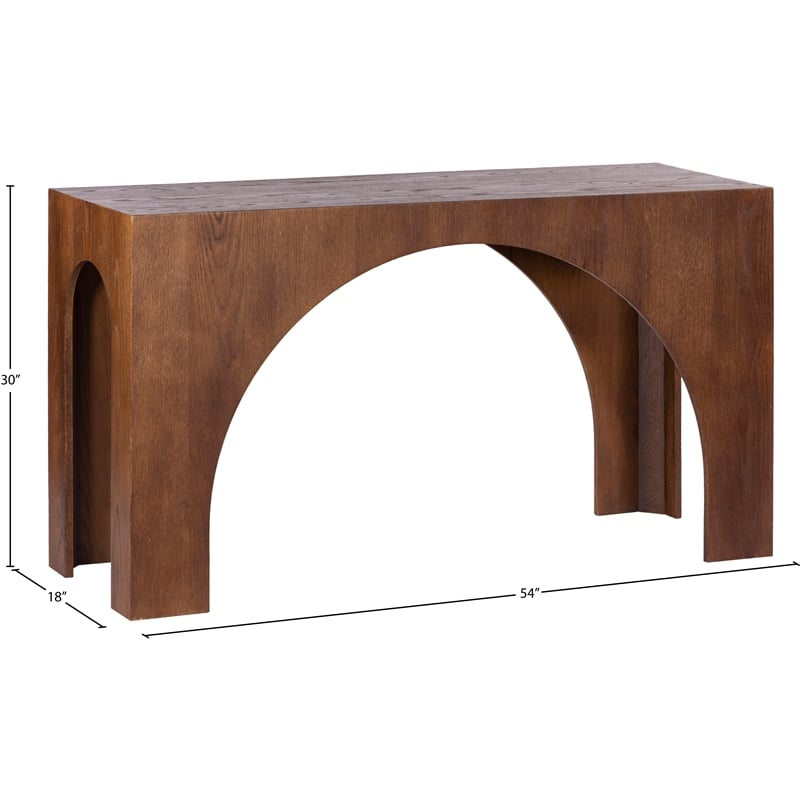 Meridian Furniture Arch Brown Console Table