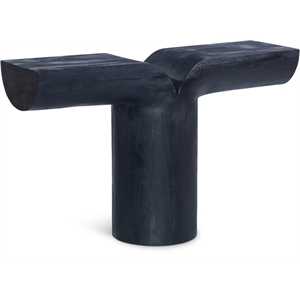 meridian furniture tee black console table