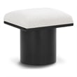 Meridian Furniture Pavilion Cream Boucle Fabric Bench/Stool