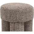 Meridian Furniture Larson Brown Fabric Ottoman/Stool