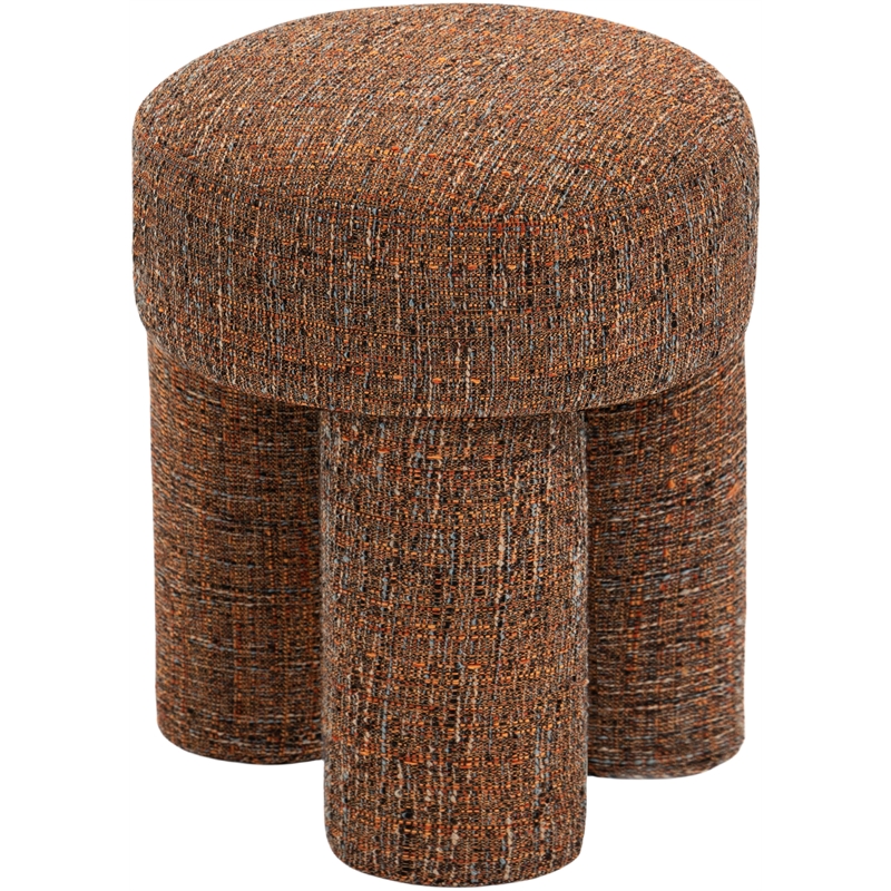 Meridian Furniture Larson Cognac Fabric Ottoman/Stool