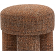 Meridian Furniture Larson Cognac Fabric Ottoman/Stool