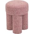 Meridian Furniture Larson Pink Fabric Ottoman/Stool