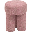 Meridian Furniture Larson Pink Fabric Ottoman/Stool