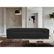 Meridian Furniture Ollie Black Boucle Fabric Modular Sofa