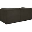 Meridian Furniture Ollie Brown Boucle Fabric Modular Sofa