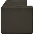 Meridian Furniture Ollie Brown Boucle Fabric Modular Sofa