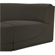 Meridian Furniture Ollie Brown Boucle Fabric Modular Sofa