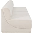 Meridian Furniture Ollie Cream Boucle Fabric Modular Sofa
