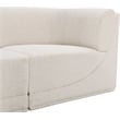 Meridian Furniture Ollie Cream Boucle Fabric Modular Sofa