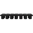 Meridian Furniture Pavilion Black Boucle Fabric Bench