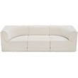 Meridian Furniture Ollie Cream Boucle Fabric Modular Sofa