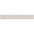Meridian Furniture Ollie Cream Boucle Fabric Modular Sectional