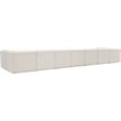 Meridian Furniture Ollie Cream Boucle Fabric Modular Sectional