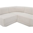 Meridian Furniture Ollie Cream Boucle Fabric Modular Sectional