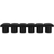 Meridian Furniture Pavilion Black Boucle Fabric Bench