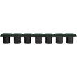 Meridian Furniture Pavilion Green Boucle Fabric Bench