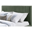 Meridian Furniture Gallo Green Vegan Leather King Bed