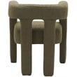 Meridian Furniture Athena Olive Green Boucle Fabric Accent/Dining Chair