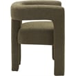 Meridian Furniture Athena Olive Green Boucle Fabric Accent/Dining Chair