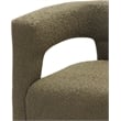 Meridian Furniture Athena Olive Green Boucle Fabric Accent/Dining Chair