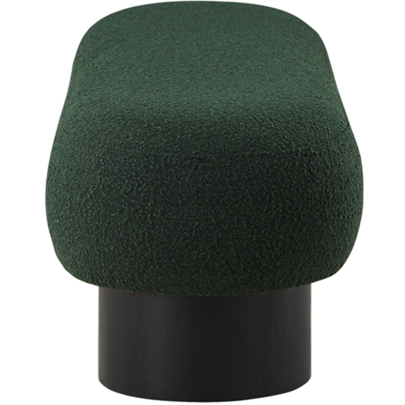 Meridian Furniture Robertson Green Boucle Fabric Bench