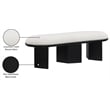 Meridian Furniture Wilshire Cream Boucle Fabric Bench