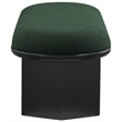 Meridian Furniture Wilshire Green Boucle Fabric Bench