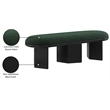 Meridian Furniture Wilshire Green Boucle Fabric Bench