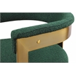 Meridian Furniture Romeo Green Boucle Fabric Dining Chair (Set of 2)
