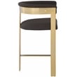 Meridian Furniture Romeo Brown Boucle Fabric Counter Stool (Set of 2)