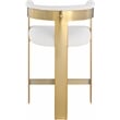 Meridian Furniture Romeo Cream Boucle Fabric Counter Stool (Set of 2)