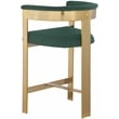 Meridian Furniture Romeo Green Boucle Fabric Counter Stool (Set of 2)