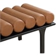 Meridian Furniture Landon Cognac Vegan Leather Bench