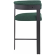 Meridian Furniture Romeo Green Boucle Fabric Counter Stool (Set of 2)