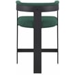Meridian Furniture Romeo Green Boucle Fabric Counter Stool (Set of 2)