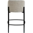 Meridian Furniture Burton Beige Chenille Fabric Stool (Set of 2)