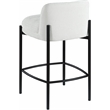 Meridian Furniture Burton Cream Chenille Fabric Stool (Set of 2)