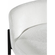 Meridian Furniture Burton Cream Chenille Fabric Stool (Set of 2)