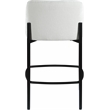 Meridian Furniture Burton Cream Chenille Fabric Stool (Set of 2)