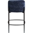 Meridian Furniture Burton Navy Chenille Fabric Stool (Set of 2)